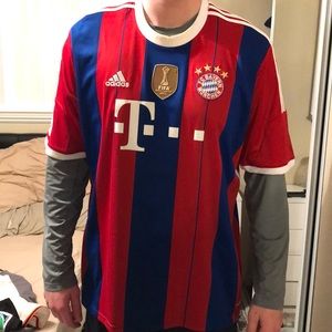 2014 Authentic Lewandowski Bayern Munich Jersey
